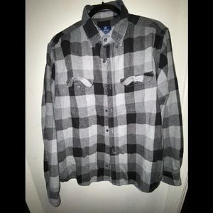 George Black and Gray Flannel